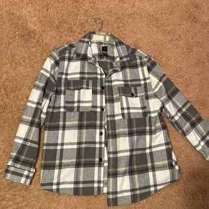 H&M flannel worn once size XL